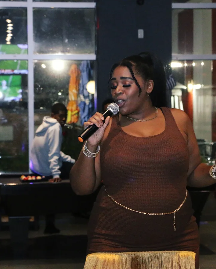 A live vocal performance